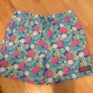 Vineyard Vines Blue Tropical Swim Trunks